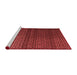 Modern Red Washable Rugs