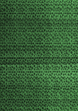 Abstract Emerald Green Modern Rug, abs4484emgrn