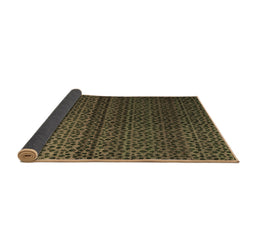 Sideview of Abstract Brown Modern Rug, abs4484brn