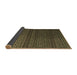 Sideview of Abstract Brown Modern Rug, abs4484brn