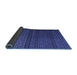 Sideview of Abstract Blue Modern Rug, abs4484blu