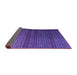 Sideview of Abstract Purple Modern Rug, abs4484pur