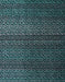 Abstract Deep Teal Green Modern Rug, abs4484