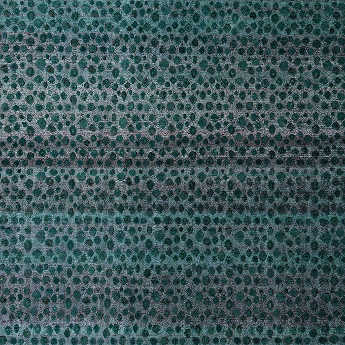 Abstract Deep Teal Green Modern Rug, abs4484