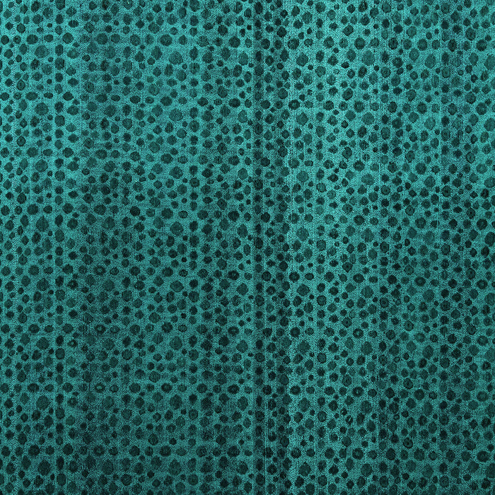 Square Machine Washable Abstract Turquoise Modern Area Rugs, wshabs4484turq
