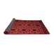 Abstract Red Modern Area Rugs