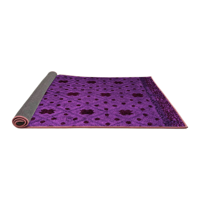 Sideview of Abstract Pink Modern Rug, abs4485pnk