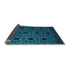 Sideview of Abstract Light Blue Modern Rug, abs4485lblu