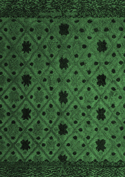 Abstract Emerald Green Modern Rug, abs4485emgrn