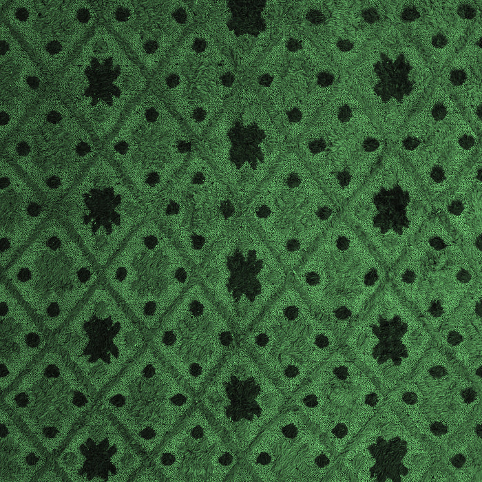 Abstract Emerald Green Modern Rug, abs4485emgrn