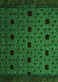 Abstract Green Modern Rug, abs4485grn