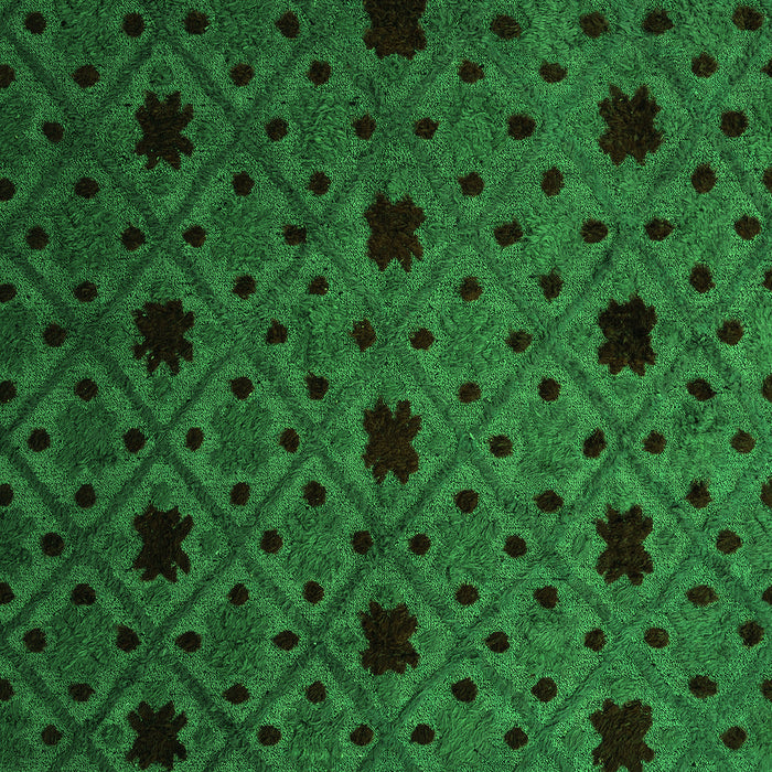 Abstract Green Modern Rug, abs4485grn
