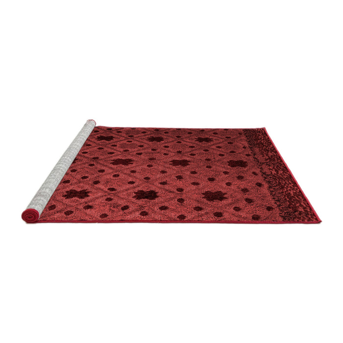 Modern Red Washable Rugs