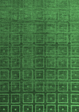 Abstract Emerald Green Modern Rug, abs4486emgrn