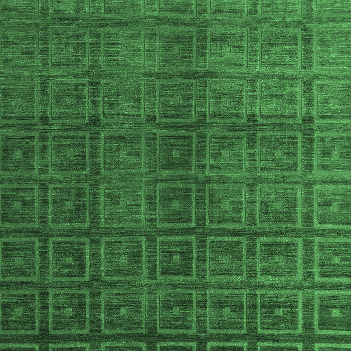 Abstract Emerald Green Modern Rug, abs4486emgrn