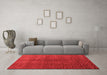 Modern Red Washable Rugs