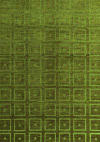 Abstract Green Modern Rug, abs4486grn