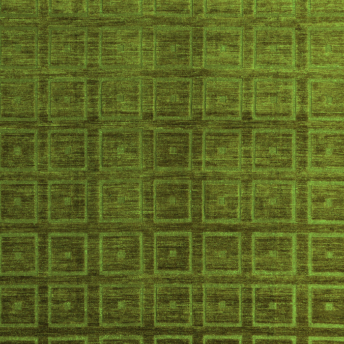 Abstract Green Modern Rug, abs4486grn