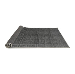 Sideview of Abstract Gray Modern Rug, abs4486gry