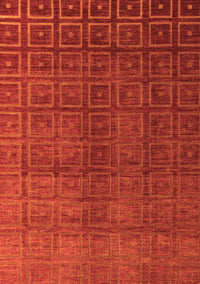 Abstract Orange Modern Rug, abs4486org