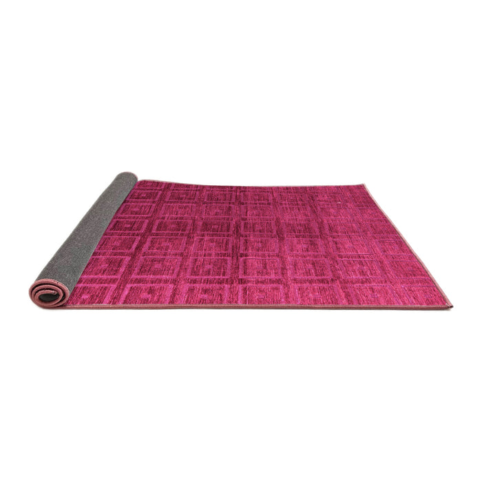 Sideview of Abstract Pink Modern Rug, abs4486pnk