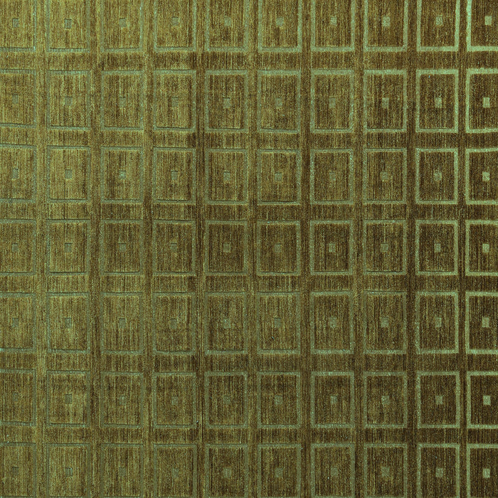 Square Abstract Turquoise Modern Rug, abs4486turq