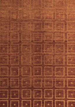 Abstract Brown Modern Rug, abs4486brn