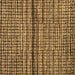 Square Abstract Brown Modern Rug, abs4487brn