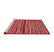 Modern Red Washable Rugs