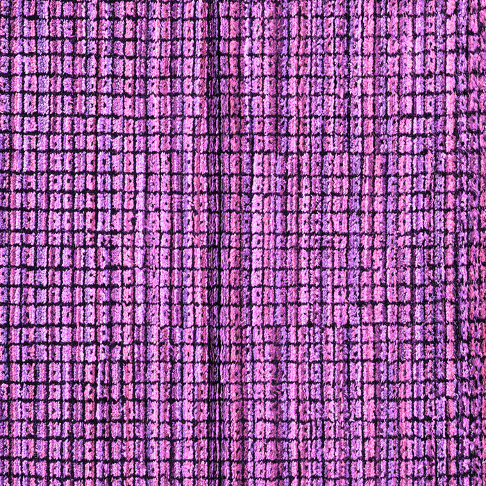 Square Machine Washable Abstract Purple Modern Area Rugs, wshabs4487pur
