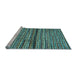 Sideview of Machine Washable Abstract Light Blue Modern Rug, wshabs4487lblu