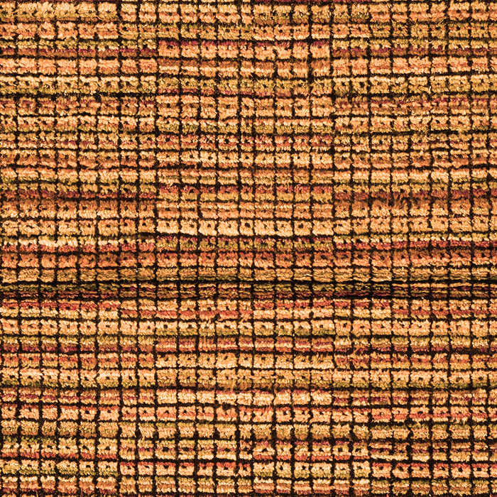 Machine Washable Abstract Orange Modern Area Rugs, wshabs4487org