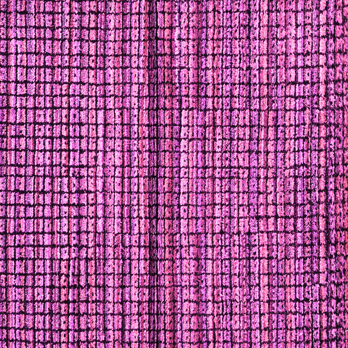 Square Machine Washable Abstract Pink Modern Rug, wshabs4487pnk