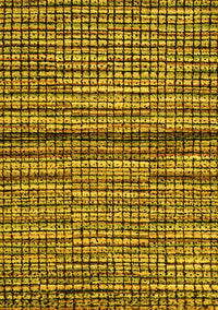 Abstract Yellow Modern Rug, abs4487yw