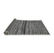 Sideview of Abstract Gray Modern Rug, abs4487gry