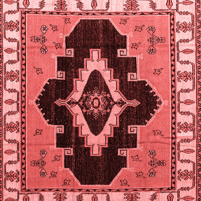 Machine Washable Abstract Red Modern Rug, wshabs4488red