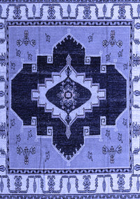 Abstract Blue Modern Rug, abs4488blu