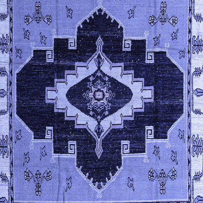 Abstract Blue Modern Rug, abs4488blu