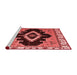 Modern Red Washable Rugs