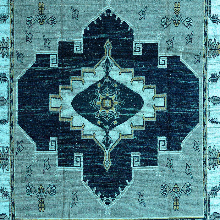 Abstract Light Blue Modern Rug, abs4488lblu