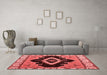 Modern Red Washable Rugs