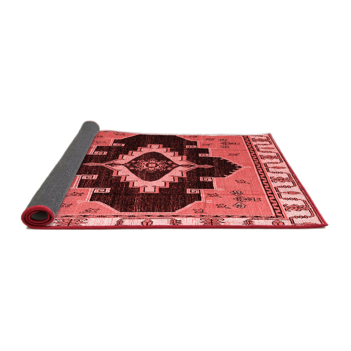 Abstract Red Modern Area Rugs