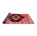 Abstract Red Modern Area Rugs