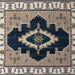 Square Abstract Light French Beige Brown Modern Rug, abs4488