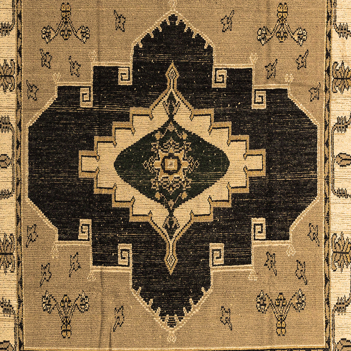 Machine Washable Abstract Brown Modern Rug, wshabs4488brn
