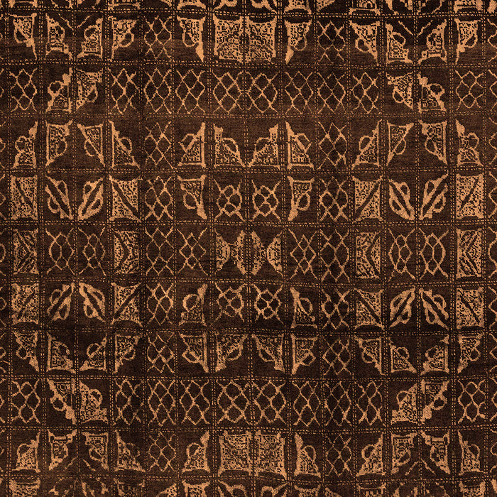 Abstract Orange Modern Rug, abs4489org