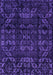 Machine Washable Abstract Purple Modern Area Rugs, wshabs4489pur