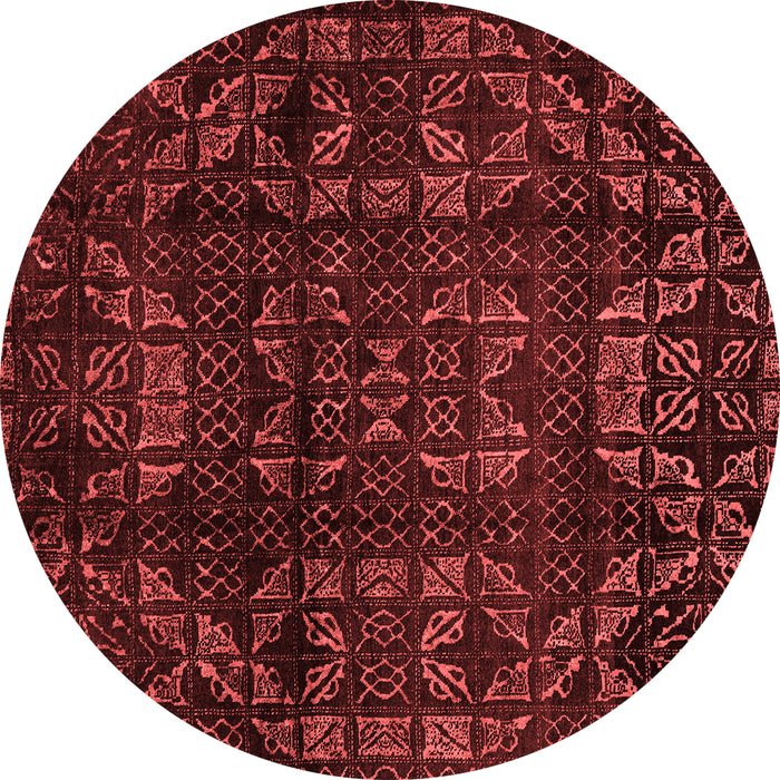 Abstract Red Modern Rug, abs4489red