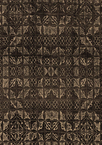 Abstract Brown Modern Rug, abs4489brn