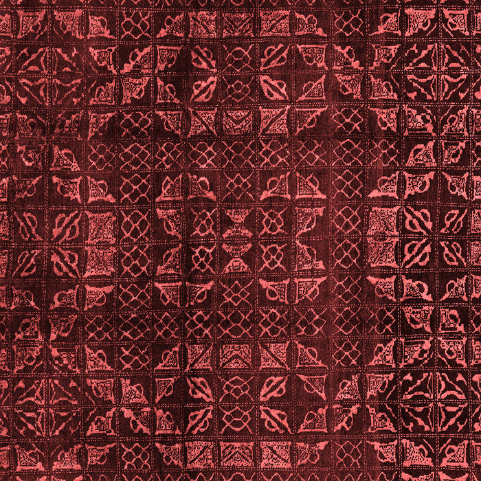 Abstract Red Modern Rug, abs4489red